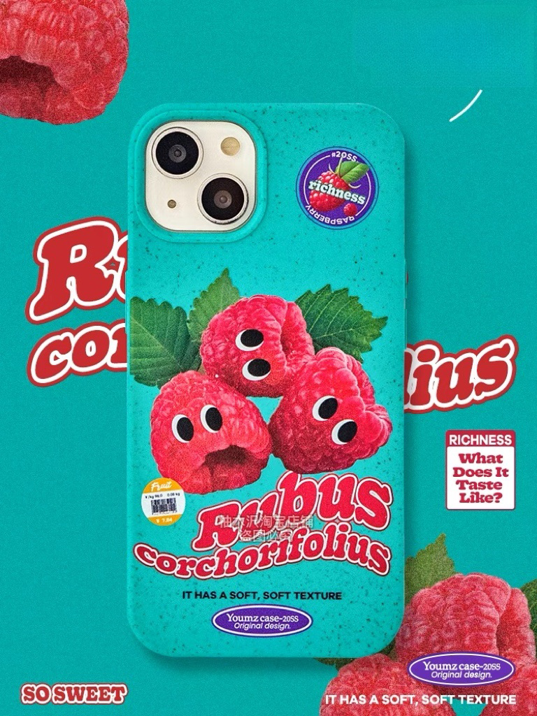 Fruit Collection:  Rubus Corchorifolius Compostable Case